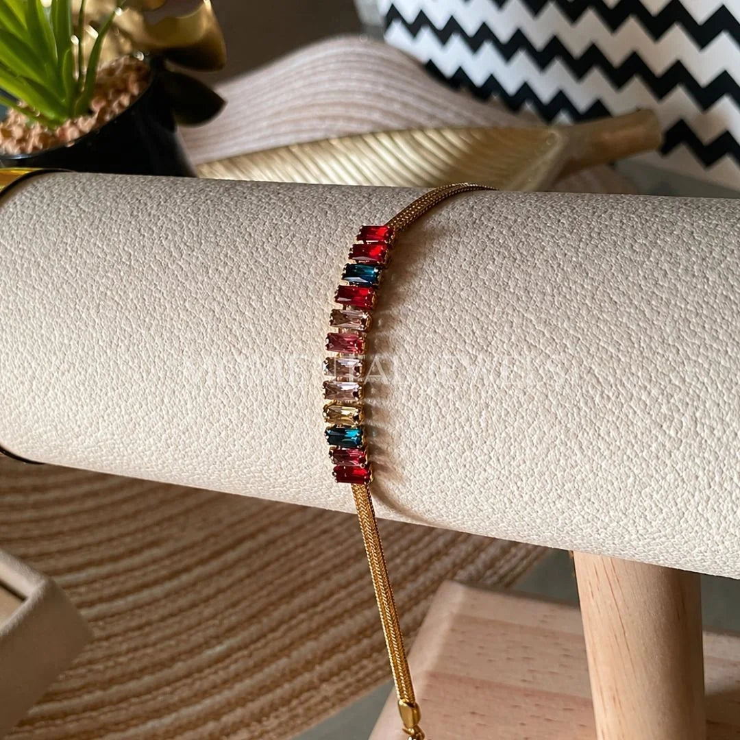 Snake Chain Colored Bracelet