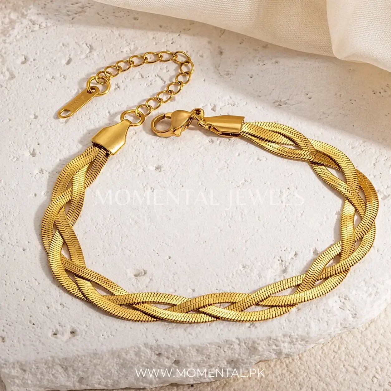 Cross Snake Chain Bracelet