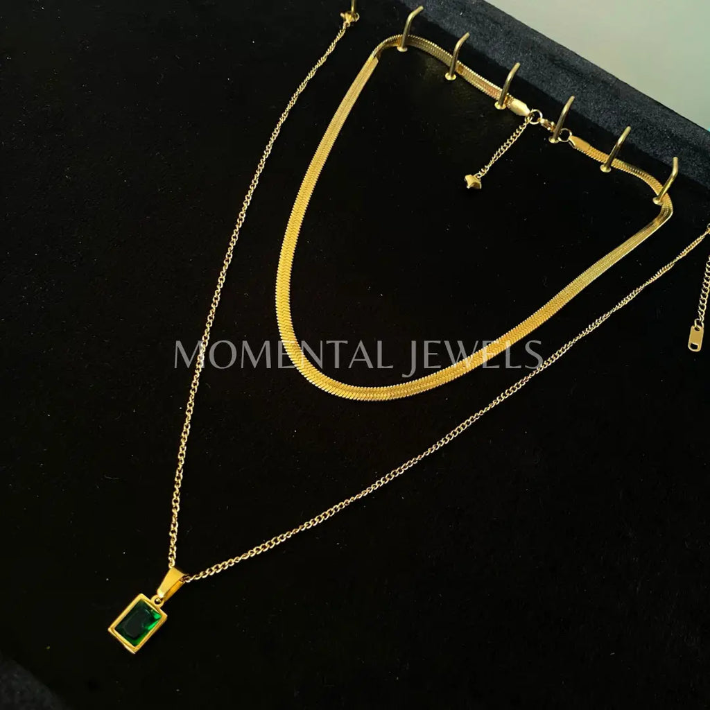 Emerald Double Layered
