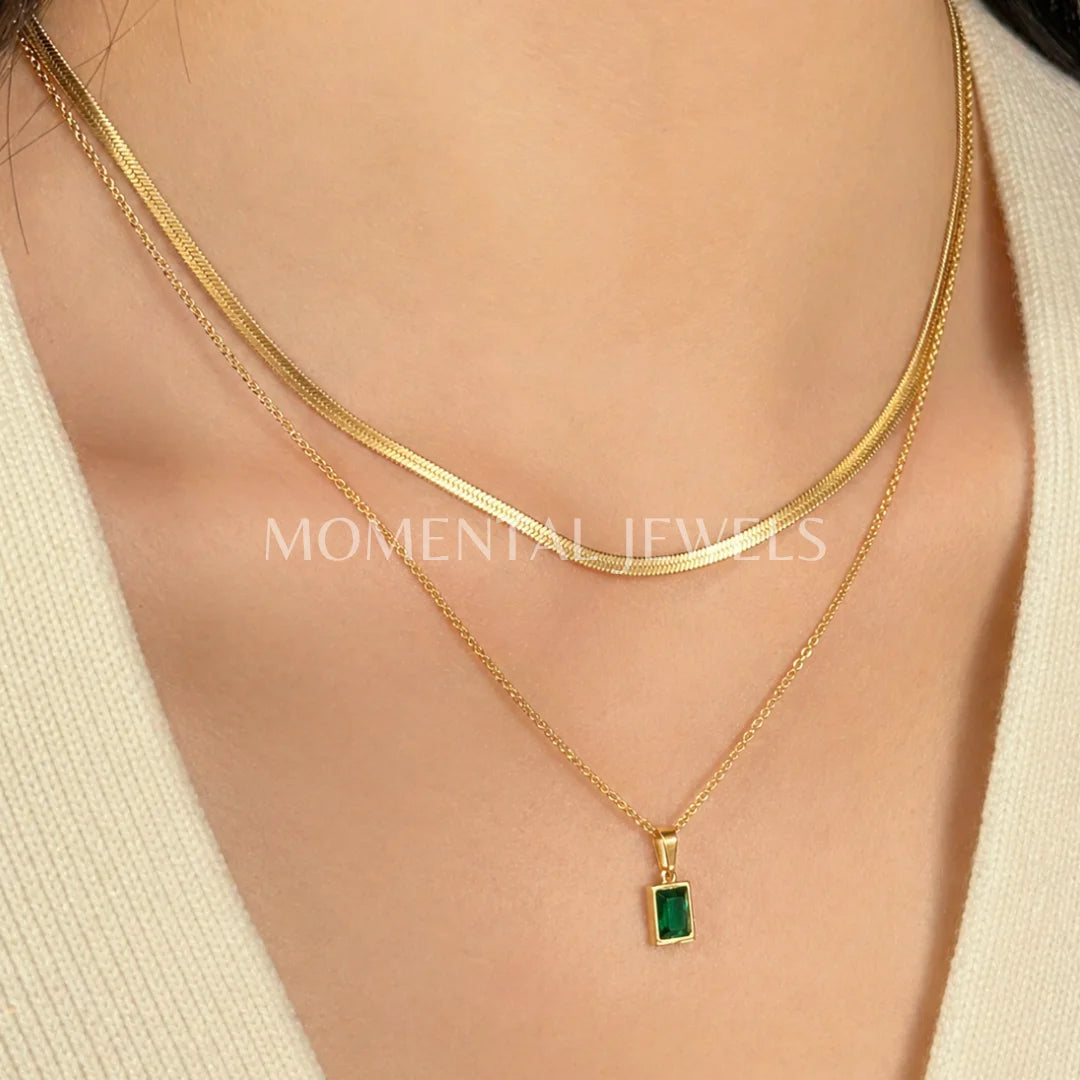 Emerald Double Layered