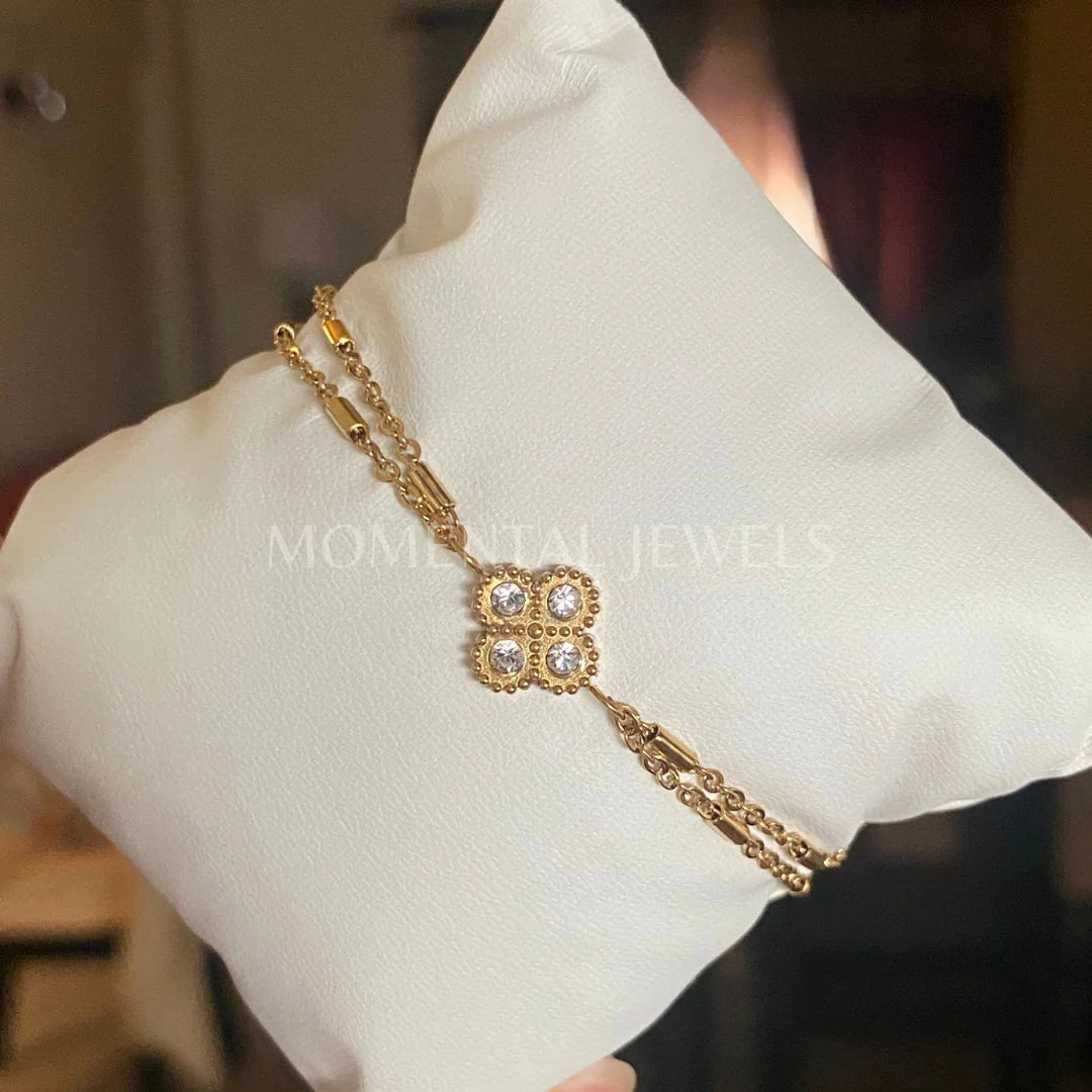 Floral Charm Bracelet
