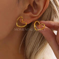 Holo Heart Hoops