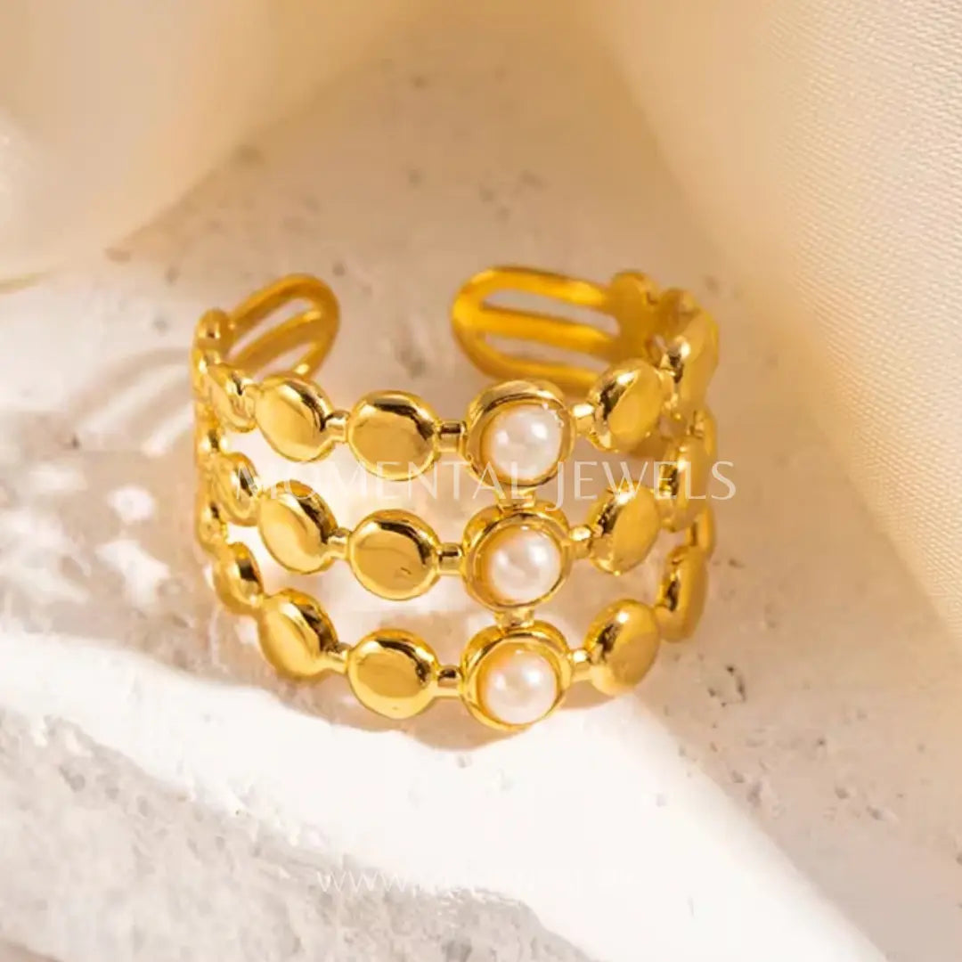 Layered Adjustable Ring