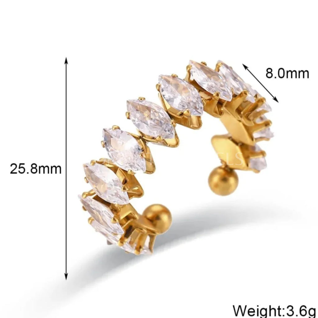 Rhinestone Band Ring