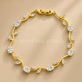Silver Tulip Bracelet