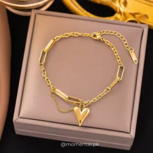 Chunky Heart Bracelet