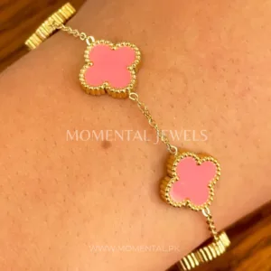 pink-clover-bracelet