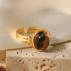 Brown Stone Ring