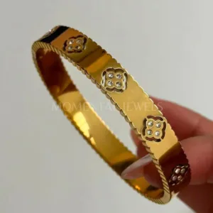 rhinestone-clover-cuff