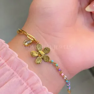 Multi Floral Charm